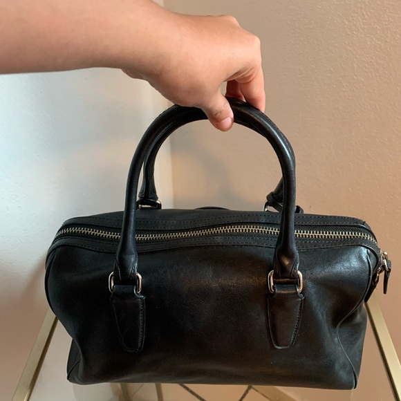 Coach Legacy Haley 23574 Black Leather Satchel With Tassel - Picture 6 of 7